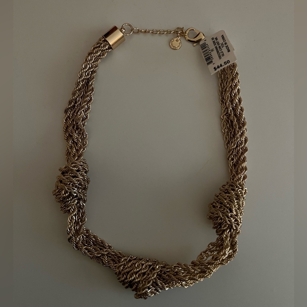 Charter Club Gold Twisted Necklace